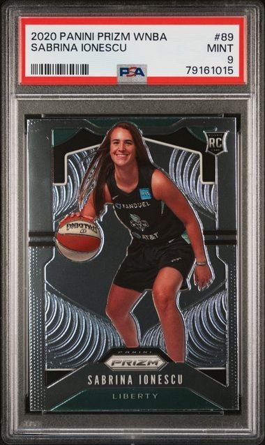 2020 WNBA Prizm #89 Sabrina Ionescu PSA 9 (RC)
