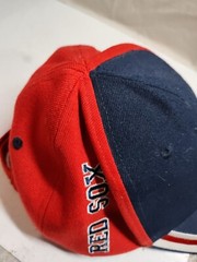 Boston Red Navy White Red Sox Hat Adult Baseball Cap – embroidered visor design.
