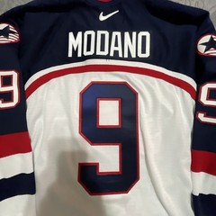 Mike Modano USA Hockey 2002 Olympic IIHF NIKE Jersey Size 56