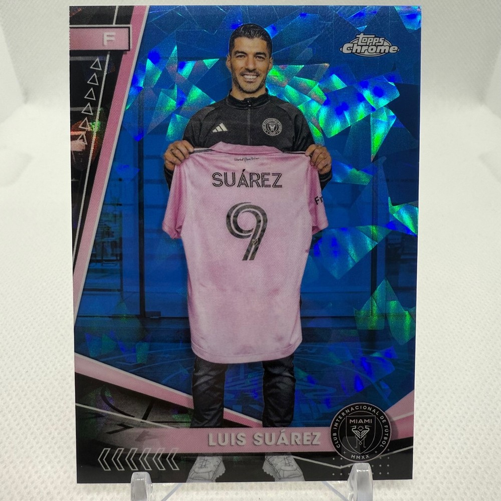 2024 Topps Chrome Sapphire Edition MLS #50b Luis Suárez Inter Miami