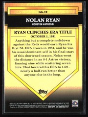2012 Topps #GG-10 Nolan Ryan Golden Greats