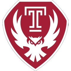 Temple Owls Sticker NCAA Football Die Cut Laminated