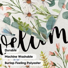 AVOIN colorlife Spring Daisy Flowers House Flag 28 Size-28 x 40&Prime;,