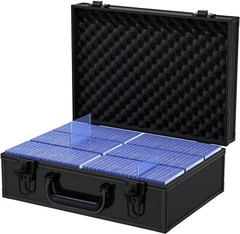 New Toploader Hard Case For 3&Prime; x 4&Prime; 35pt Sports Cards Storage Boxes Holds 600+