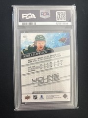 2020-21 Upper Deck Kirill Kaprizov #451 Young Guns Rookie PSA 9 Wild