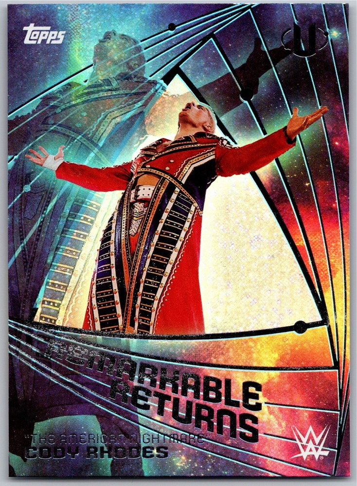 2025 Topps WWE Remarkable Returns Cody Rhodes Insert