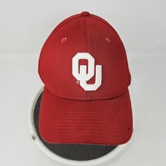 Oklahoma Sooners Hat Cap Fitted Mens Medium Red NCAA Football Nike Dri Fit OU