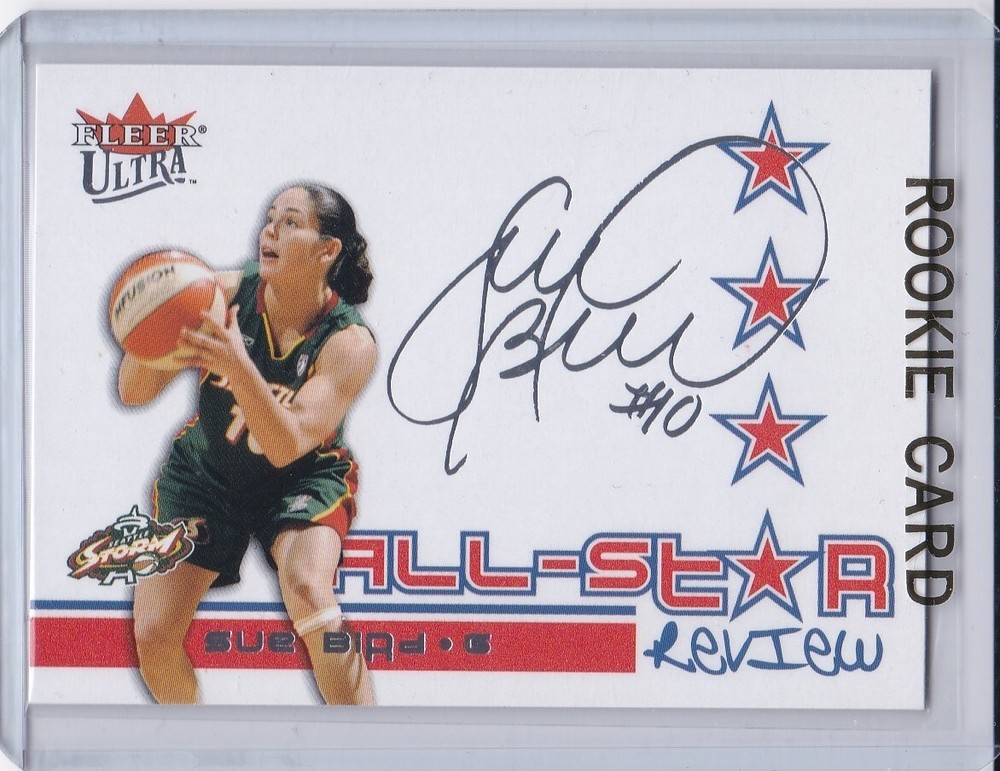 SUE BIRD ROOKIE CARD Fleer Ultra RARE INSERT $$ WNBA RC Basketball SEATTLE STORM