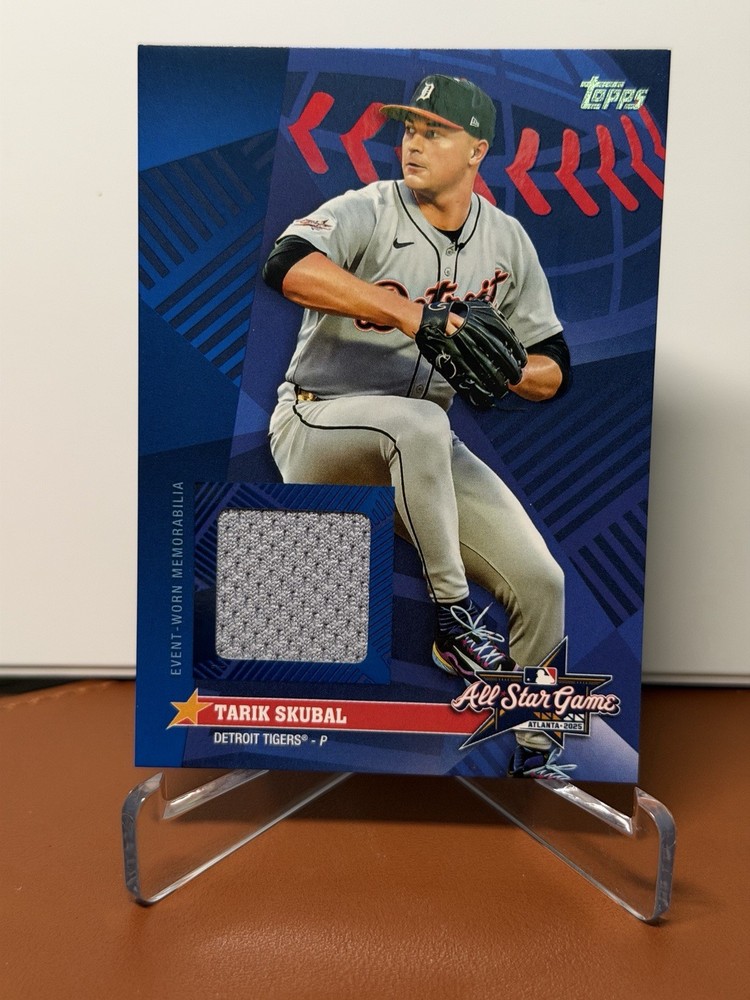 Topps Update Series All-Star Stitches Tarik Skubal #AS-TS Tigers 2025