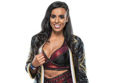Amale « French Hope » WWE NXT Wrestler 2024 Collectors Expo Autographed Kiss Card