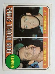 1969 Topps #16 Rookie Stars/Cesar Gutierrez RC/Rich Robertson RC MID GRADE