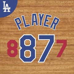 LA DODGERS HOME JERSEY LETTERING AND NUMBERING KIT (1987-2006) – READ!