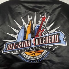 1997 NBA All Star Weekend Jacket Men&rsquo;s XS Snap-Button Cleveland Embroidered NWT