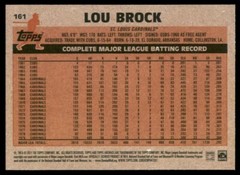 2021 Topps Archives #161 Lou Brock