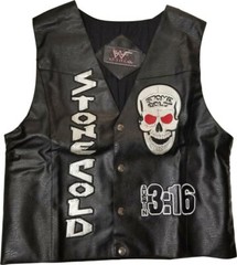 Boys Youth Stone Cold Steve Austin 3:16 Skull Vest
