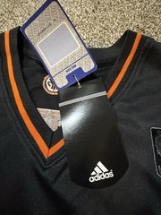 NEW YORK NICKS CARMELO ANTHONY BLACK AND ORANGE Adidas JERSEY MEN&rsquo;s 3XL NEW!