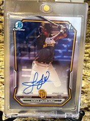 2026 Topps Bowman Jorge Quintana Chrome Prospect Auto 1st Bowman #CPA-JQ Padres
