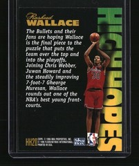 1995-96 SkyBox Premium #HH20 Rasheed Wallace High Hopes