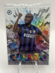 2024-25 Topps Chrome Uefa Club Competitions – Golazo Samuel Eto&rsquo;o #GZ-13