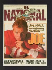 1990 THE NATIONAL JOE MONTANA /15000 SAN FRACISCO 49ERS QTY