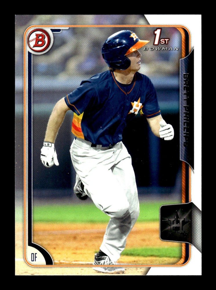 BRETT PHILLIPS ⚾ 2015 Bowman Prospects #BP137 Houston Astros (QTY)