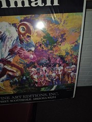 LEROY NEIMAN- RIGGIN&rsquo;S SUPER BOWL – AFA – ARIZONA 1996, 38X26