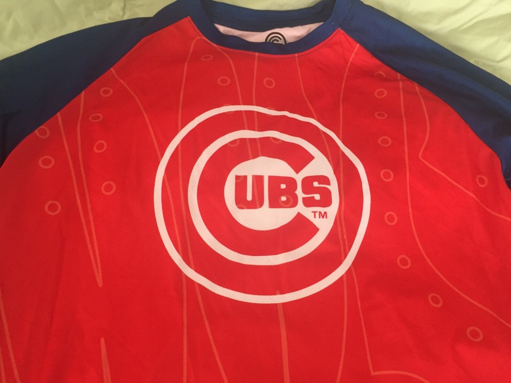 MLB Chicago Cubs 3/4 Sleeve Ltd Edition Shirt by SportsCrate Size Large