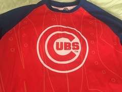 MLB Chicago Cubs 3/4 Sleeve Ltd Edition Shirt by SportsCrate Size Large