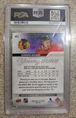 2023-24 Upper Deck Series 2 – Young Guns Connor Bedard #451 (RC) PSA 9