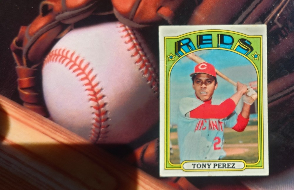 1972 Topps Tony Perez # 80 Good FILLER Creased Cincinnati Reds GABCards
