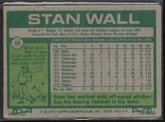 1977 Topps #88 Stan Wall Los Angeles Dodgers (FB)
