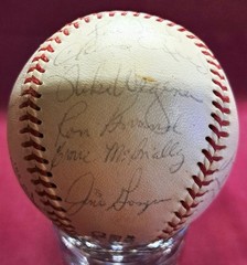1971 Montreal Expos Official Baseball Team Signed Mauch Staub Hunt Raymond