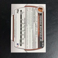 2023 Bowman Draft Enrique Bradfield Jr 1st Baltimore Orioles