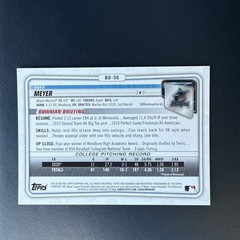 2020 Bowman Draft – Max Meyer #BD-50 Blue Border /150 (RC)