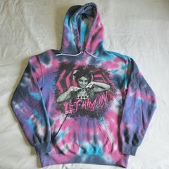 WWE Alexa Bliss « Let Him In » Wrestling Pink Blue Purple Tie-Dye S Graphic Hoodie