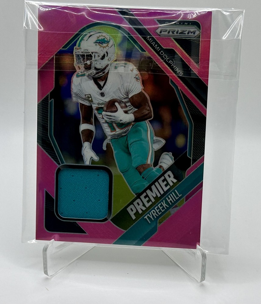 2025 Panini Prizm – Premier Jerseys Tyreek Hill #PJY-THL Pink Prizm (MEM)