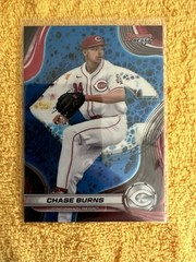 CHASE BURNS – Reds – 2024 Bowman&rsquo;s Best Blue Refractor 105/150 #TP-28