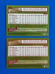 (2) 2020 Topps Yordan Alvarez Astros Insert Rookie Cards #85TB-18 & 85-50
