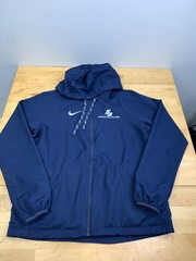 Nike Dri Fit University of San Diego Toreros Jacket Mens M Blue Zip Hooded 12754