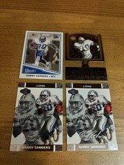 Barry Sander Lions 4 Card Lot ‘97 Pacific Collections Due Cut / Classics /50