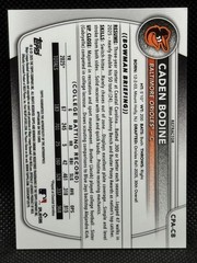 Caden Bodine 2025 Bowman Draft #CPA-CB Chrome Prospect Auto Refractor /499