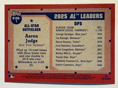 Aaron Judge 2026 Topps 75 Series 2 All-Star Crackle Foil #91AS-1 – Yankees