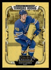 2025-26 O-Pee-Chee Platinum Neon Yellow Surge #238 Hunter Skinner Blues