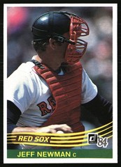 1984 Donruss #249 Jeff Newman Boston Red Sox Free Shipping *L13*