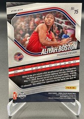 2025 Prizm WNBA – Aliyah Boston #75 Blue Velocity – Indiana Fever