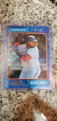 2023 Topps Heritage – #460 Vladimir Guerrero Jr. Blue Sparkle