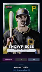 Topps BUNT DIGITAL Huge 12 Card Konnor Griffin Lot Iconic Bowman Topps Now VIP