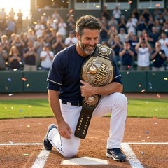 Personalized Baseball MVP Belt Custom Championship Trophy League Team Award Gift