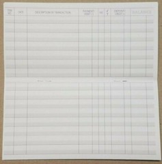Checkbook Transaction Registers 2022 2023 2024 Bank Deposit Debit Book Record