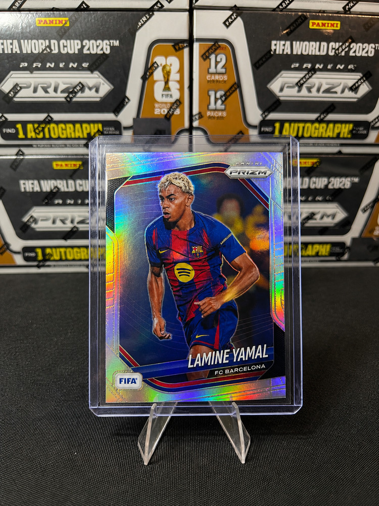 2025-26 FIFA Panini Prizm Soccer – Lamine Yamal REFRACTOR (#245)